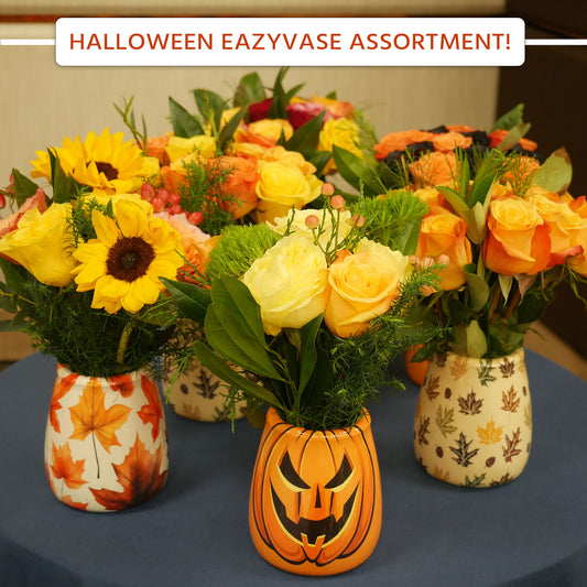Halloween EazyVase Arrangements (Box of 6)